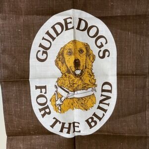 Guide Dogs for‎ the Blind Tea Towel Irish Linen Made In UK